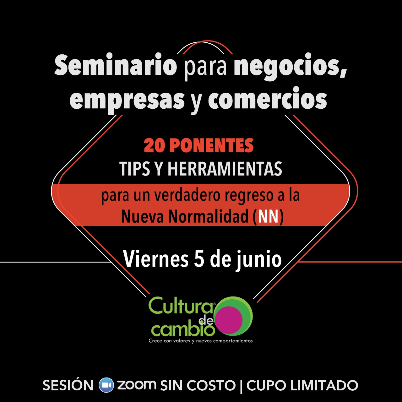 Seminario para negocios, empresas y comercios para un verdadero regreso a la Nueva Normalidad. Por: Ofelia Ramos