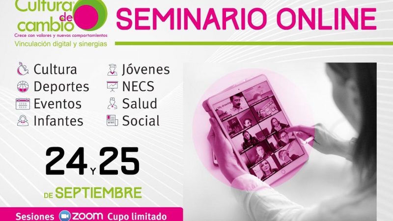 Próximo Seminario online de Cultura de cambio