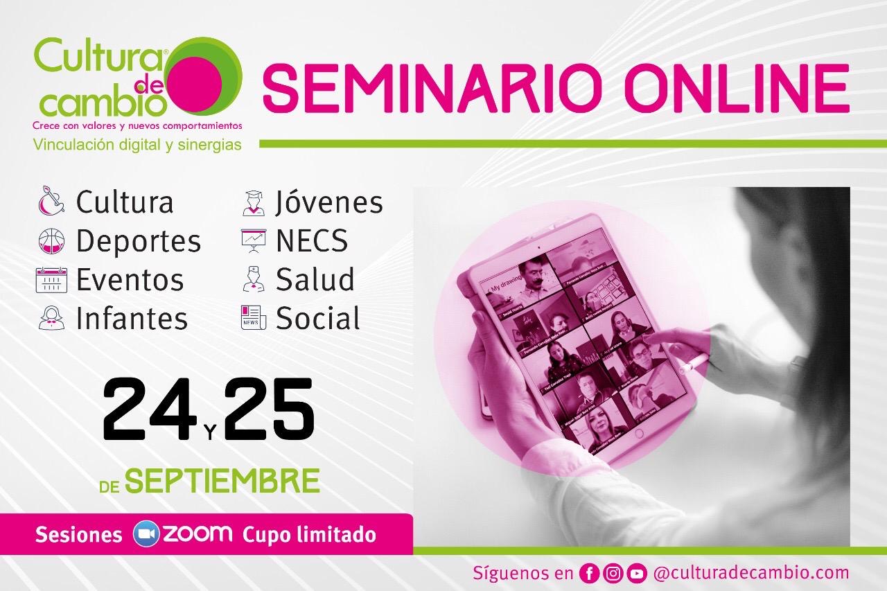 Próximo Seminario online de Cultura de cambio