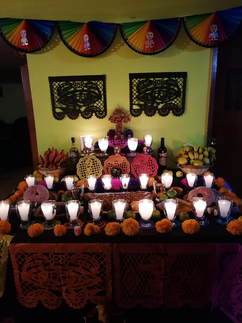 Tradición del altar de muertos