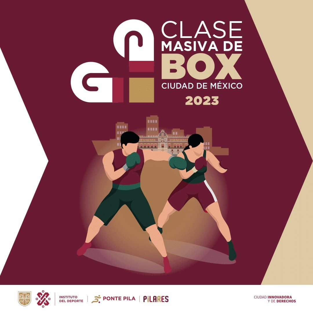 Apúntate a la Clase Masiva de Box 2023 en el Zócalo de la Ciudad de México